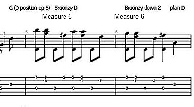 Follow Measure 5 and 6