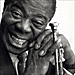 The great Louie Armstrong on trumpet